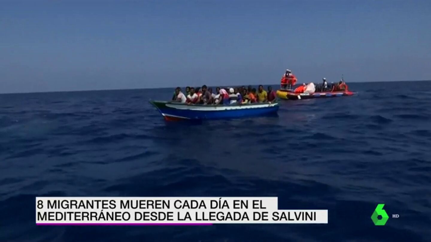 La pol&iacute;tica migratoria de Salvini dispara a 1.300 las muertes en el Mediterr&aacute;neo: ocho migrantes han perdido la vida cada d&iacute;a en los &uacute;ltimos cuatro meses