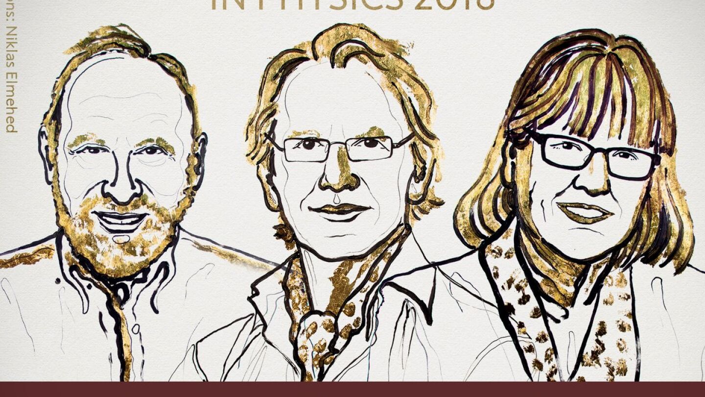 Ashkin, Mourou y Strickland ganan el Premio Nobel de F&iacute;sica 