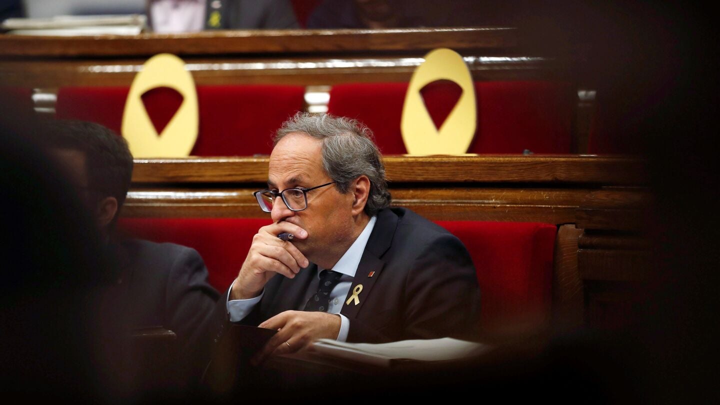  El presidente de la Generalitat, Quim Torra