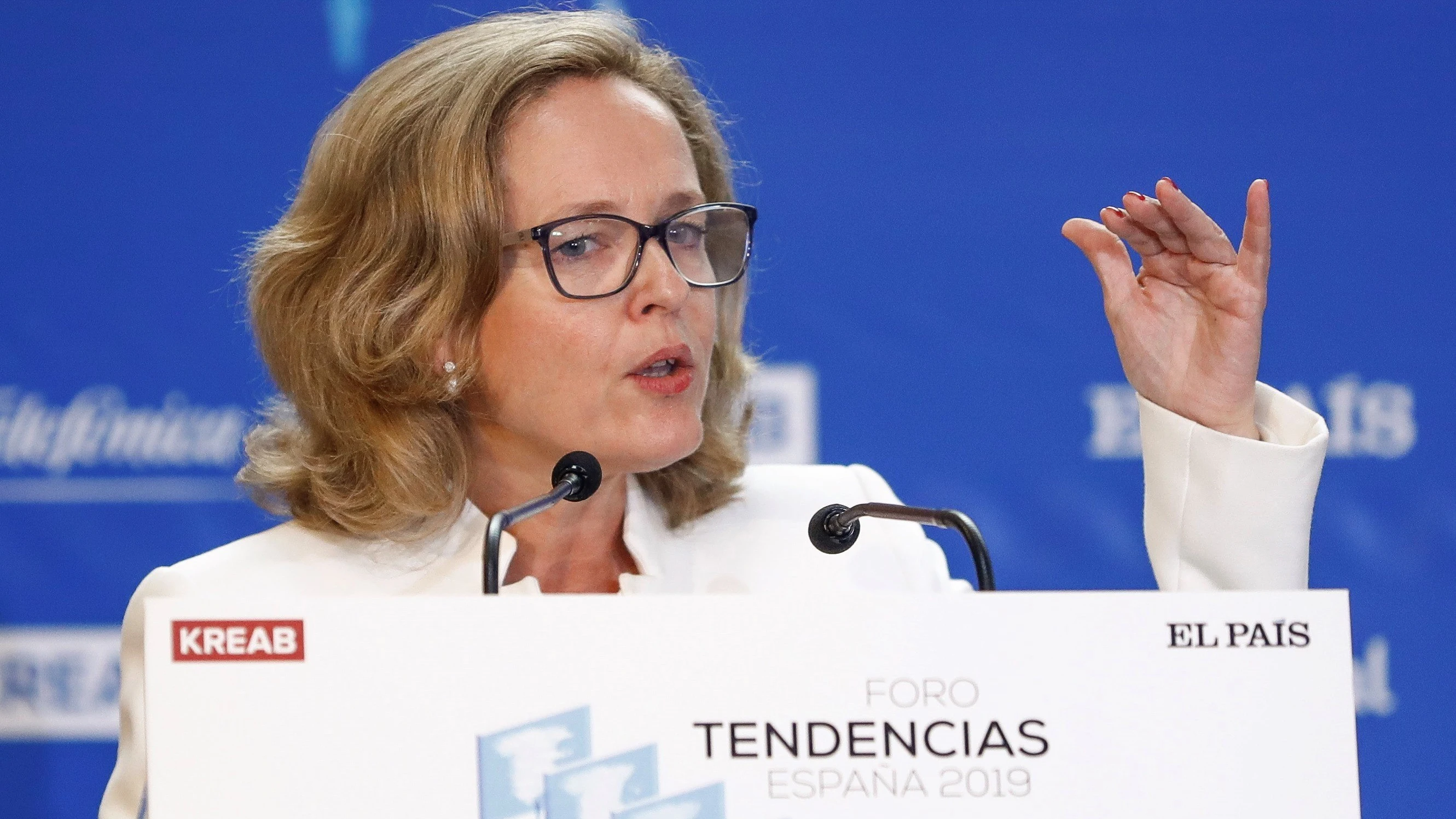 La ministra de Economía Nadia Calviño