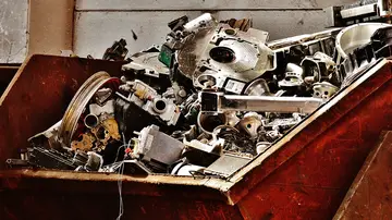 Imagen de archivo de chatarra Imagen de archivo de chatarra