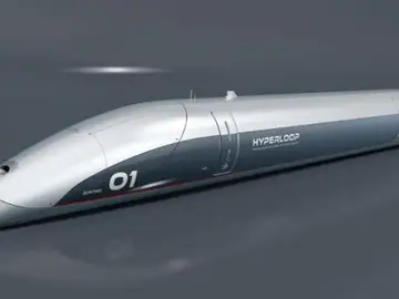 Cápsula del tren supersónico 'hyperloop' Cápsula del tren supersónico 'hyperloop'
