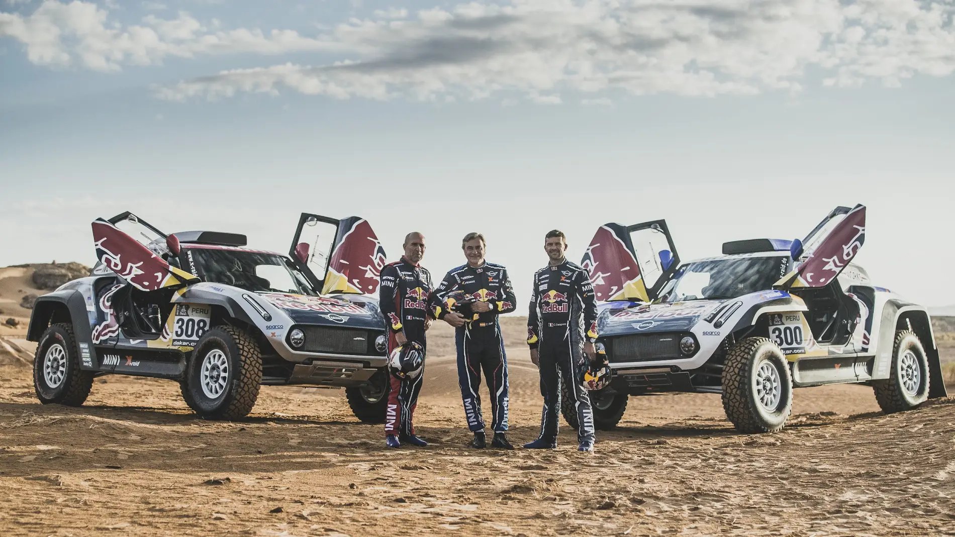 Carlos Sainz, Stéphane Peterhansel y Cyril Despres fichan por MINI para el Dakar 2019