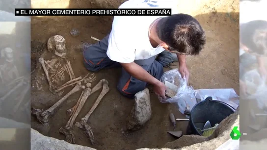Más de 2.000 estructuras y una necrópolis de 160 tumbas: así es el yacimiento de Humanejos, el cementerio prehistórico más grande de España Más de 2.000 estructuras y una necrópolis de 160 tumbas: así es el yacimiento de Humanejos, el cementerio prehistórico más grande de España