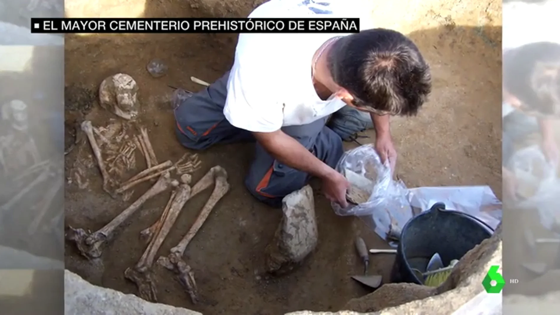 Más de 2.000 estructuras y una necrópolis de 160 tumbas: así es el yacimiento de Humanejos, el cementerio prehistórico más grande de España