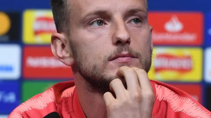 Ivan Rakitic, en rueda de prensa