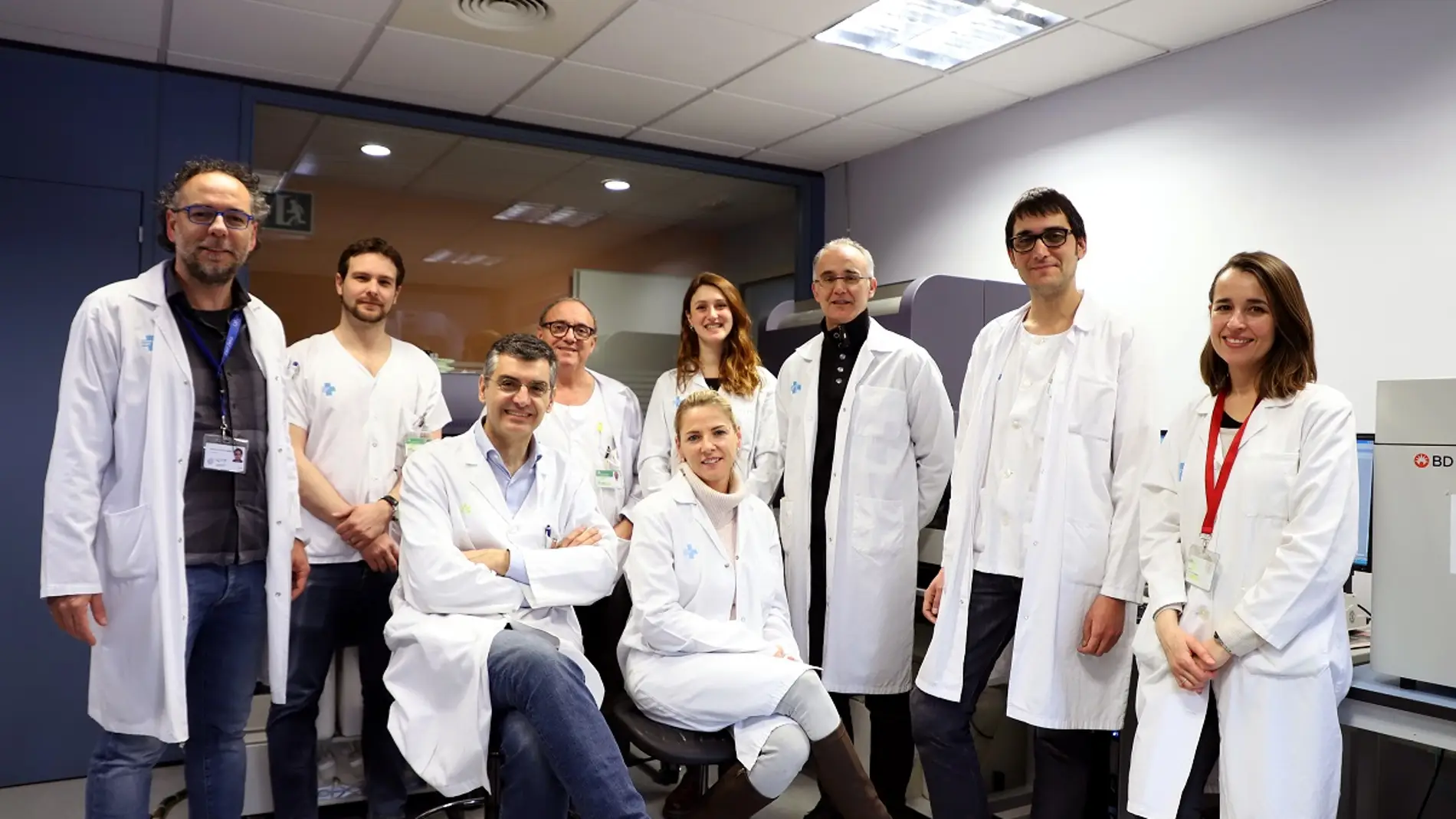 Investigadores en el laboratorio