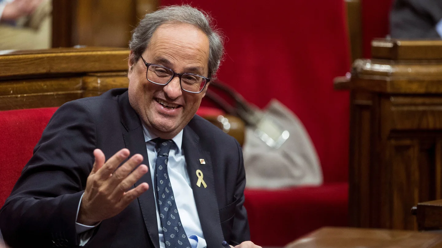El presidente de la Generalitat, Quim Torra El presidente de la Generalitat, Quim Torra