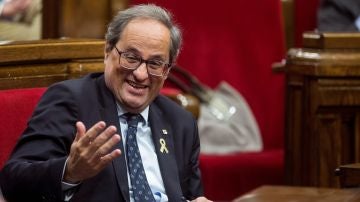 El presidente de la Generalitat, Quim Torra