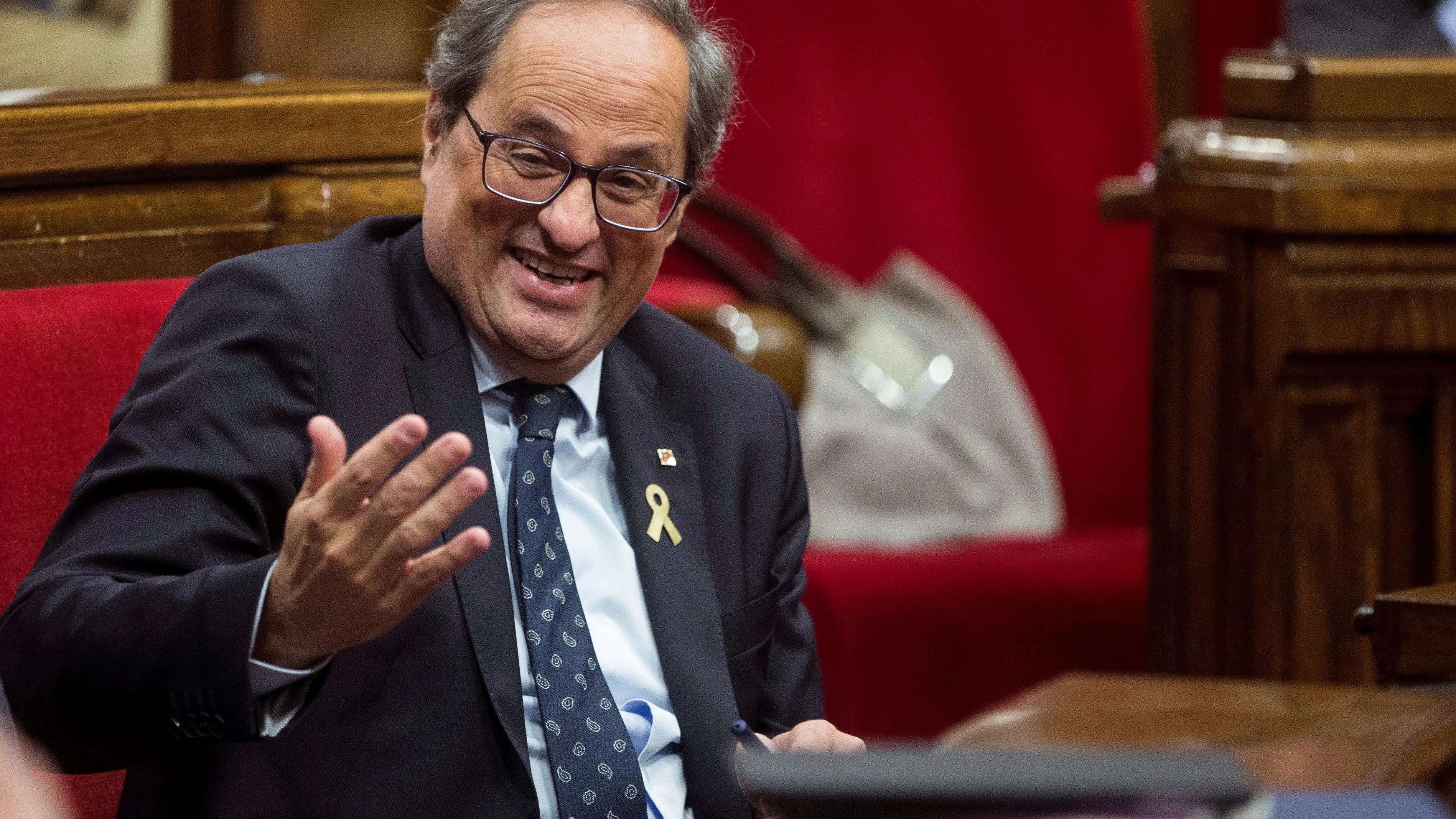 El presidente de la Generalitat, Quim Torra