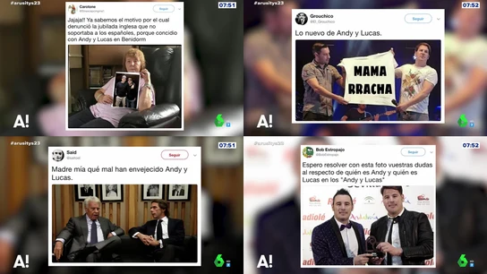 Las creativas reacciones en Twitter a la nueva polémica de Andy y Lucas Las creativas reacciones en Twitter a la nueva polémica de Andy y Lucas
