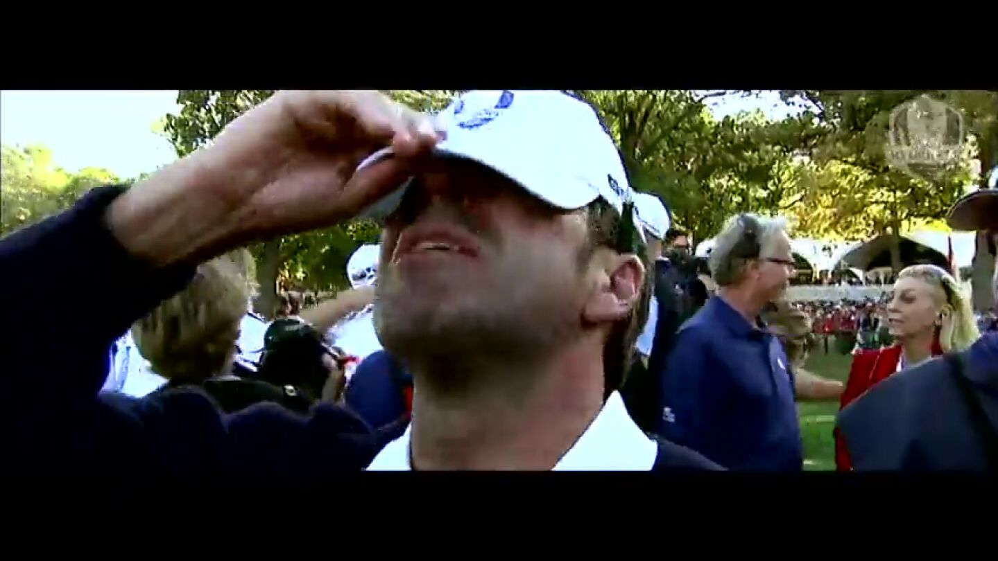 Sale a la luz el v&iacute;deo con el que el equipo europeo se motiv&oacute; para ganar la Ryder Cup
