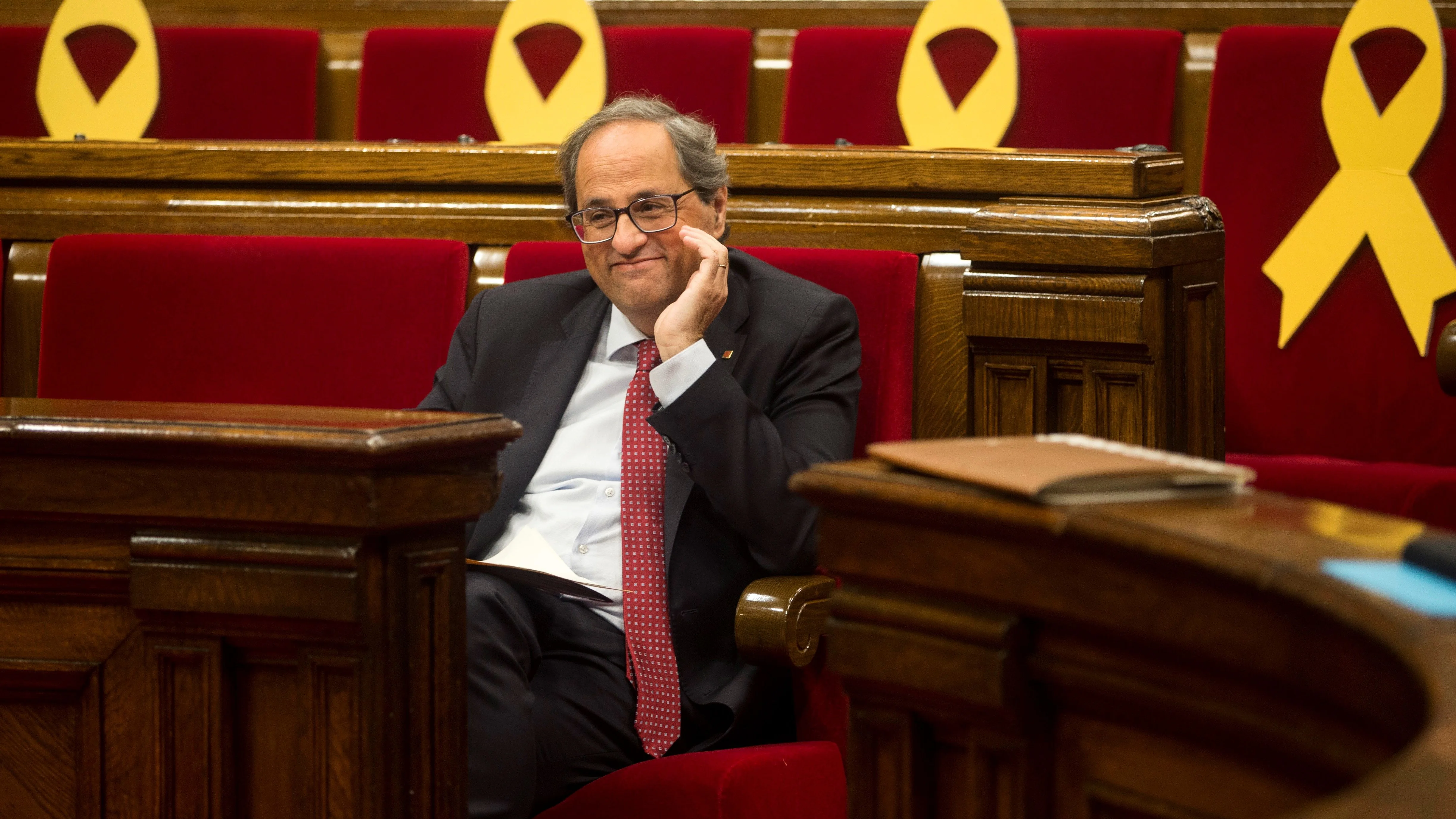 El presidente de la Generalitat, Quim Torra