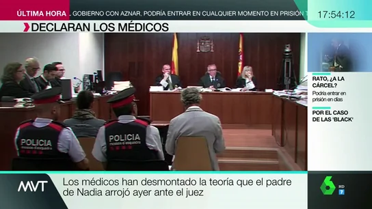 "No hay nada que haga sospechar un riesgo vital para la niña": hablan los médicos forenses en el juicio por el caso Nadia "No hay nada que haga sospechar un riesgo vital para la niña": hablan los médicos forenses en el juicio por el caso Nadia