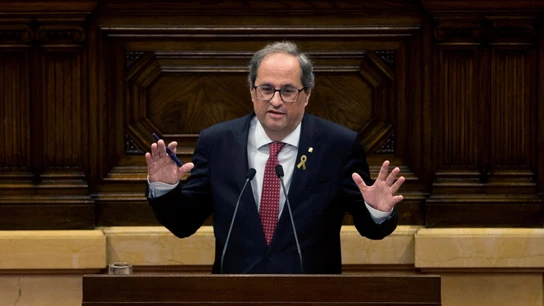 El presidente de la Generalitat, Quim Torra El presidente de la Generalitat, Quim Torra