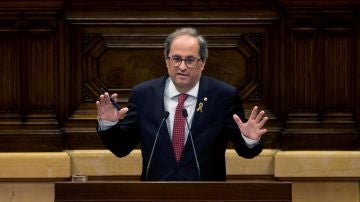 El presidente de la Generalitat, Quim Torra