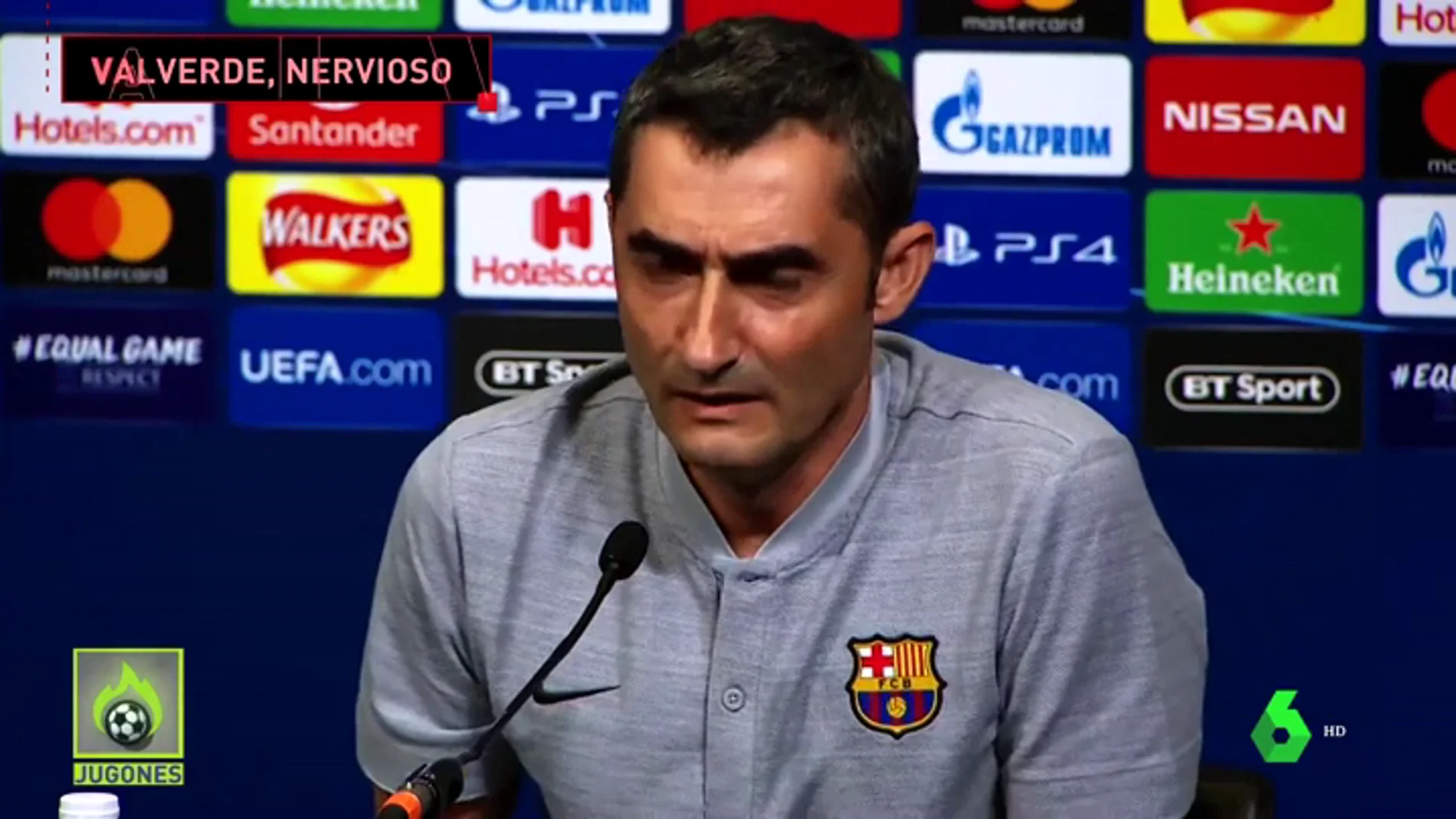 Valverde, nervioso antes de visitar Wembley: "Ya sabemos cómo es esto, siempre hay voces discordantes y cuando pierdes más"