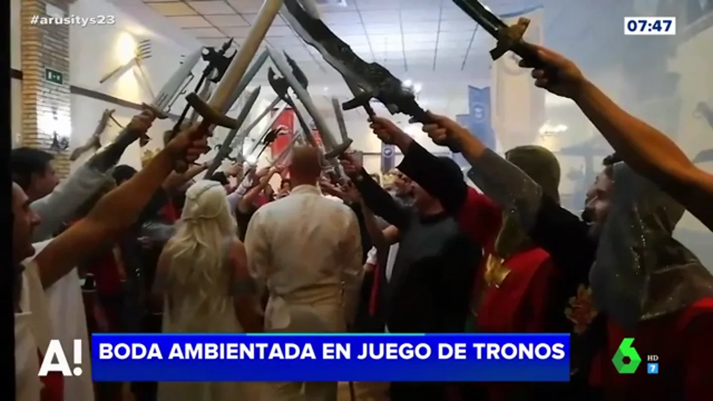 La increíble boda de una pareja jerezana ambientada en Juego de Tronos La increíble boda de una pareja jerezana ambientada en Juego de Tronos