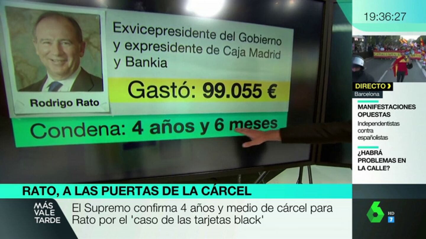 Lencer&iacute;a femenina, bares de copas, restaurantes, joyas: en esto gastaron el dinero los condenados por las 'tarjetas black'
