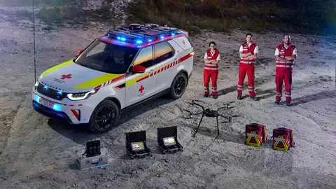 Land Rover de salvamento Land Rover de salvamento