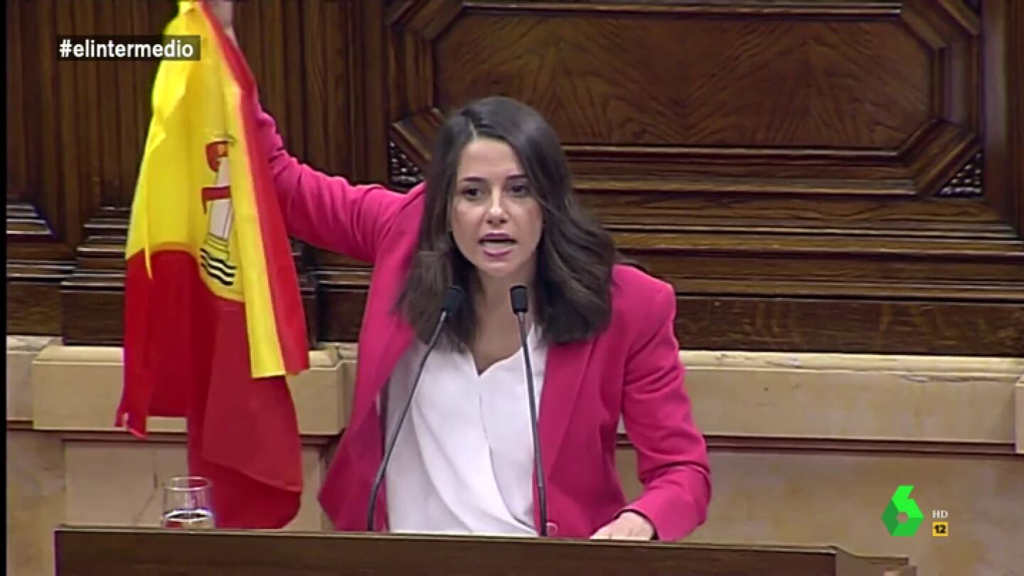In&eacute;s Arrimadas en el Parlament