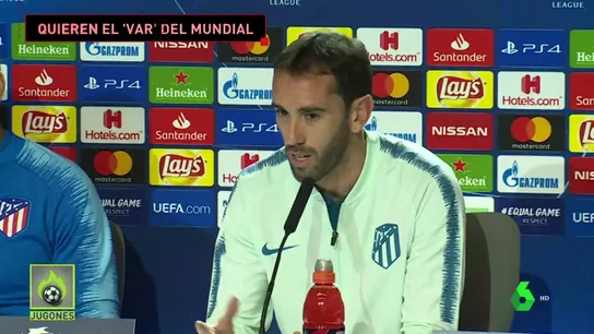 El Atlético quiere el VAR de la Champions: "En Rusia los árbitros se involucraban muchísimo más" El Atlético quiere el VAR de la Champions: "En Rusia los árbitros se involucraban muchísimo más"