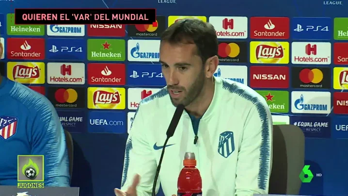 El Atlético quiere el VAR de la Champions: "En Rusia los árbitros se involucraban muchísimo más"