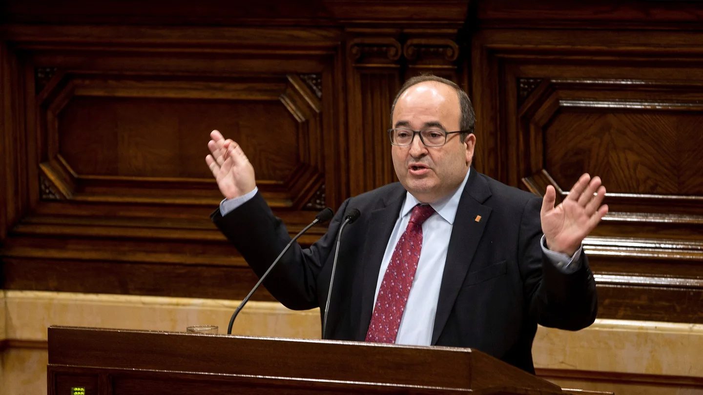 El primer secretario del PSC, Miquel Iceta El primer secretario del PSC, Miquel Iceta