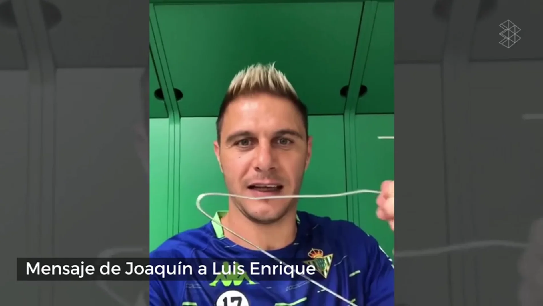 El mensaje de Joaquín a Luis Enrique tras no ir convocado con España: "Quillo, la percha está aquí..." 