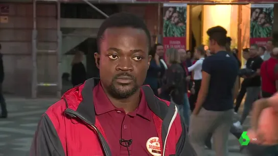 Jesús, el pasajero negro agredido por vigilantes de Renfe Jesús, el pasajero negro agredido por vigilantes de Renfe
