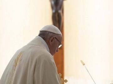 El papa Francisco pronuncia su homilía El papa Francisco pronuncia su homilía