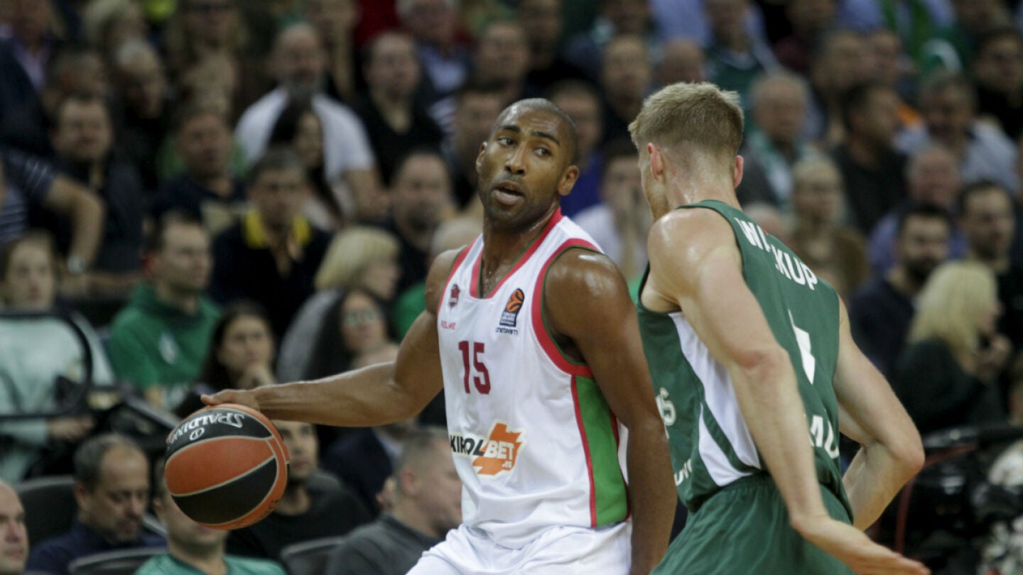 Granger, en una acci&oacute;n del partido ante el Zalgiris