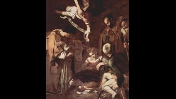 Imagen de la obra 'Natividad' de Caravaggio