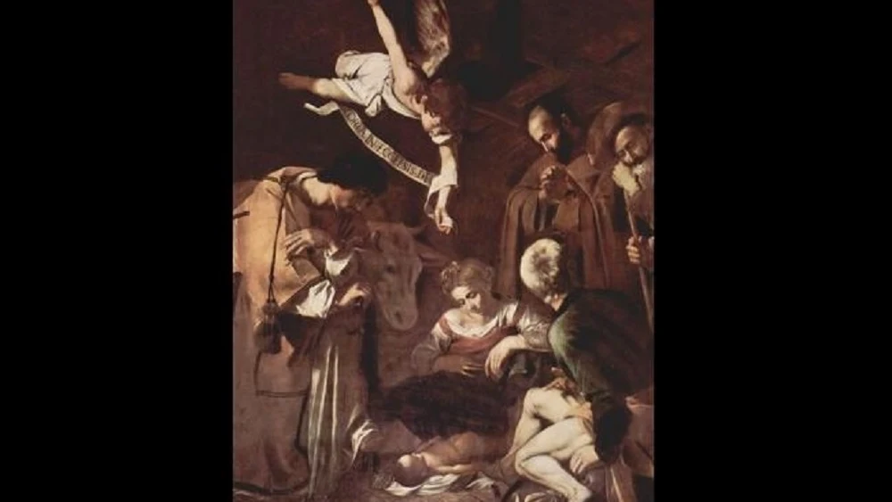 Imagen de la obra 'Natividad' de Caravaggio