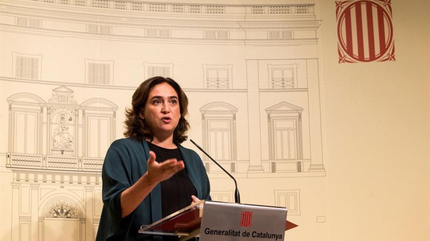 La alcaldesa de Barcelona, Ada Colau