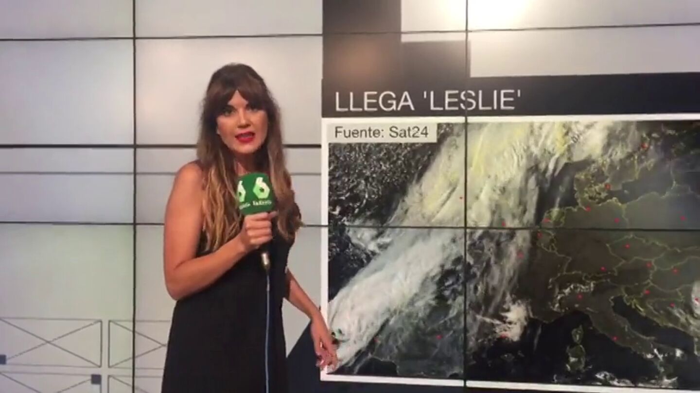 Leslie afectar&aacute; al centro peninsular de madrugada y este domingo a Catalu&ntilde;a