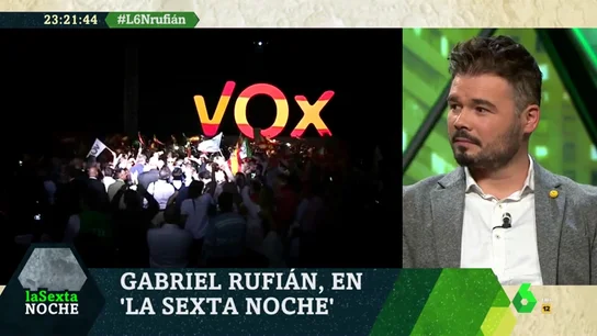 Gabriel Rufián en laSexta Noche Gabriel Rufián en laSexta Noche