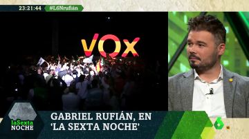 Gabriel Rufián en laSexta Noche