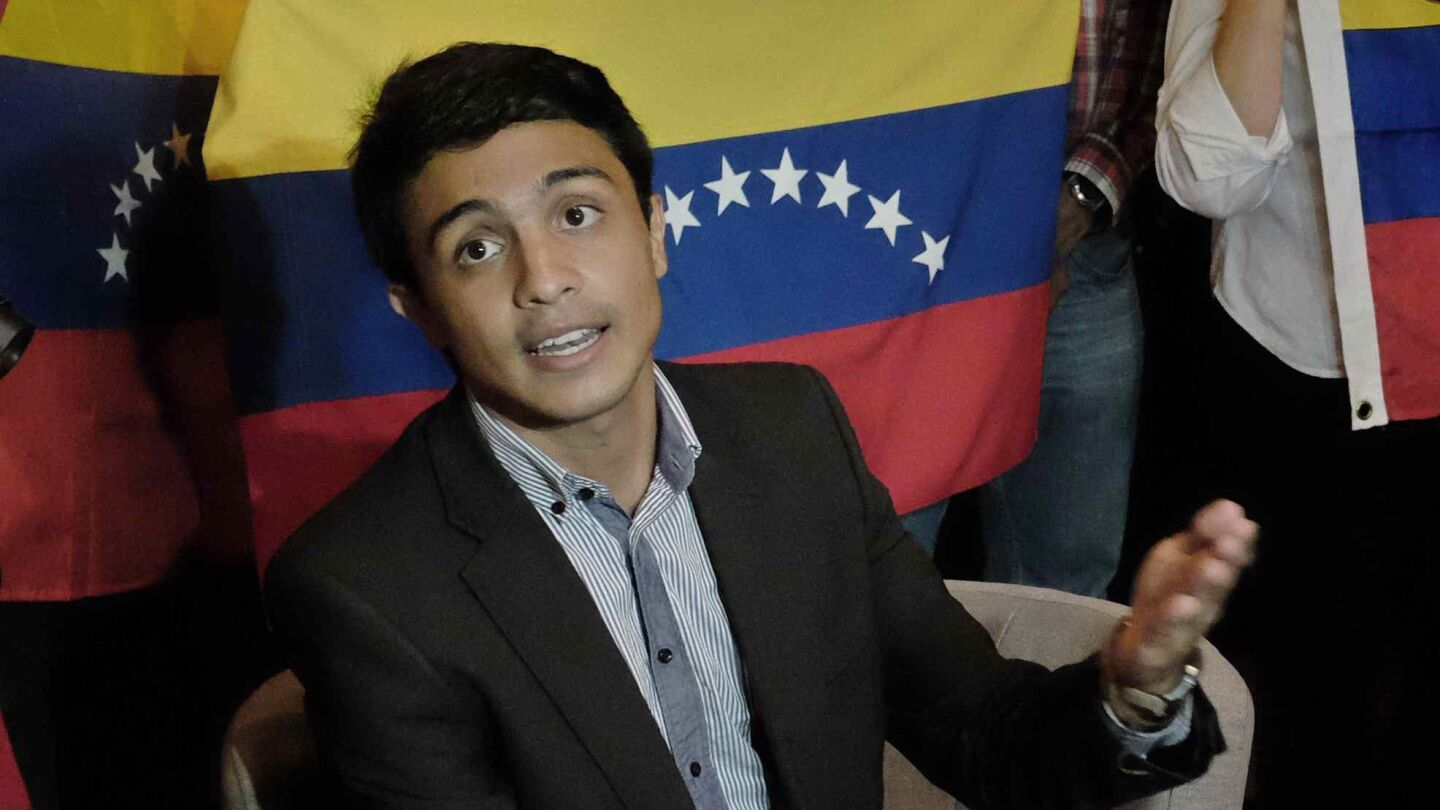 El exdirigente estudiantil venezolano Lorent Saleh.