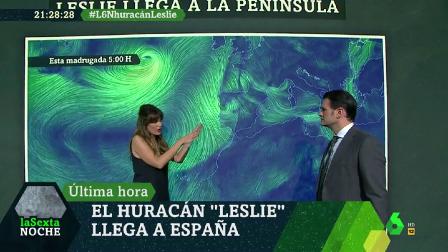 Joanna Ivars explica c&oacute;mo Leslie puede provocar olas de hasta siete metros