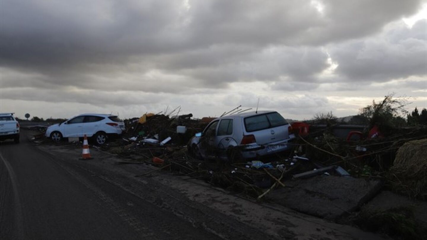 Imagen de la devastaci&oacute;n tras las inundaciones en Mallorca