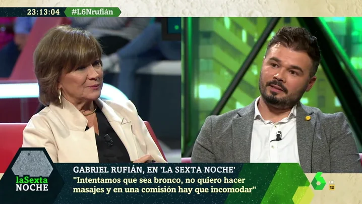 Gabriel Rufián en laSexta Noche