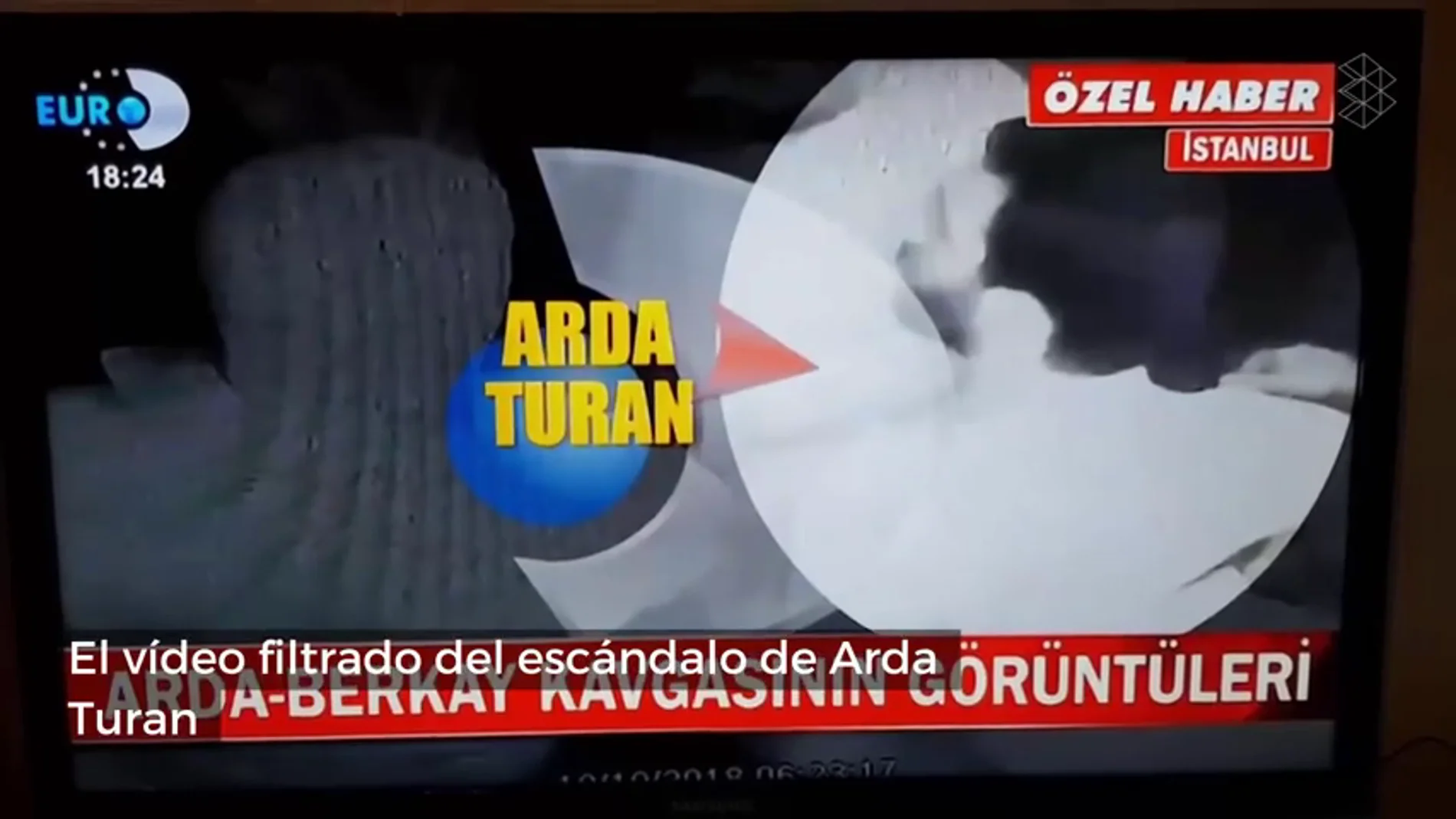 Se filtra el vídeo del escándalo de Arda Turan a un famoso cantante turco... y se ve la pistola