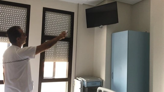 Imagen de archivo de la habitación de un hospital Imagen de archivo de la habitación de un hospital