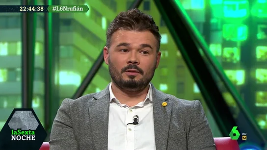 Gabriel Rufián en laSexta Noche Gabriel Rufián en laSexta Noche