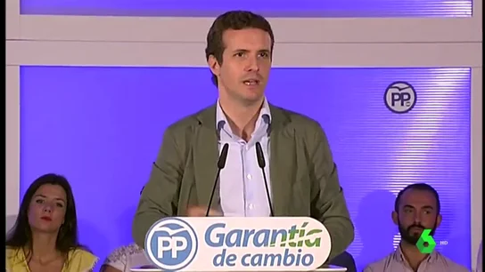 Casado en un acto del PP en Málaga Casado en un acto del PP en Málaga