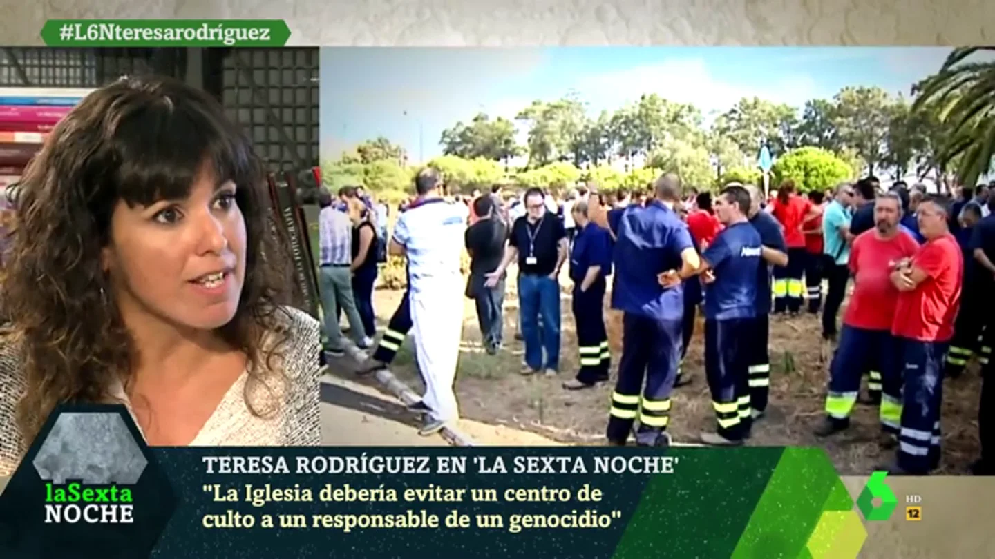 Teresa Rodríguez, en laSexta Noche Teresa Rodríguez, en laSexta Noche