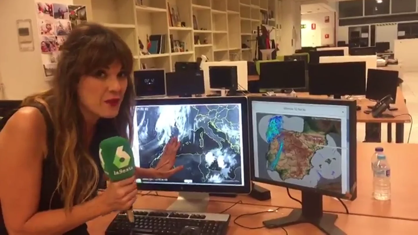 Joanna Ivars informa del avance de Leslie Joanna Ivars informa del avance de Leslie