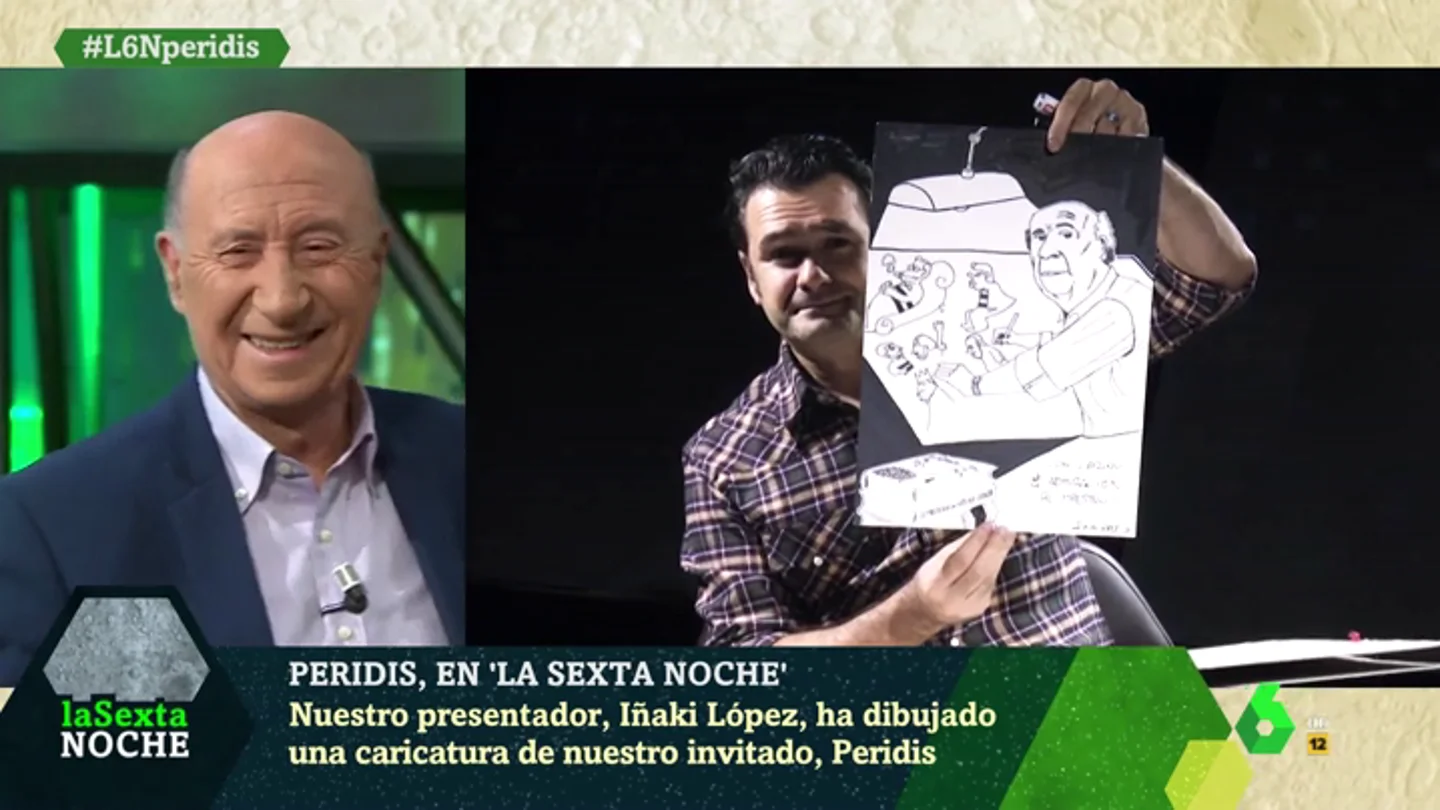 Retrato de Iñaki López del maestro Peridis Retrato de Iñaki López del maestro Peridis
