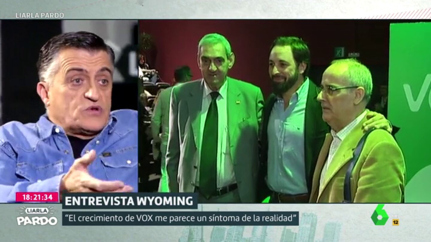 El Gran Wyoming y Santiago Abascal